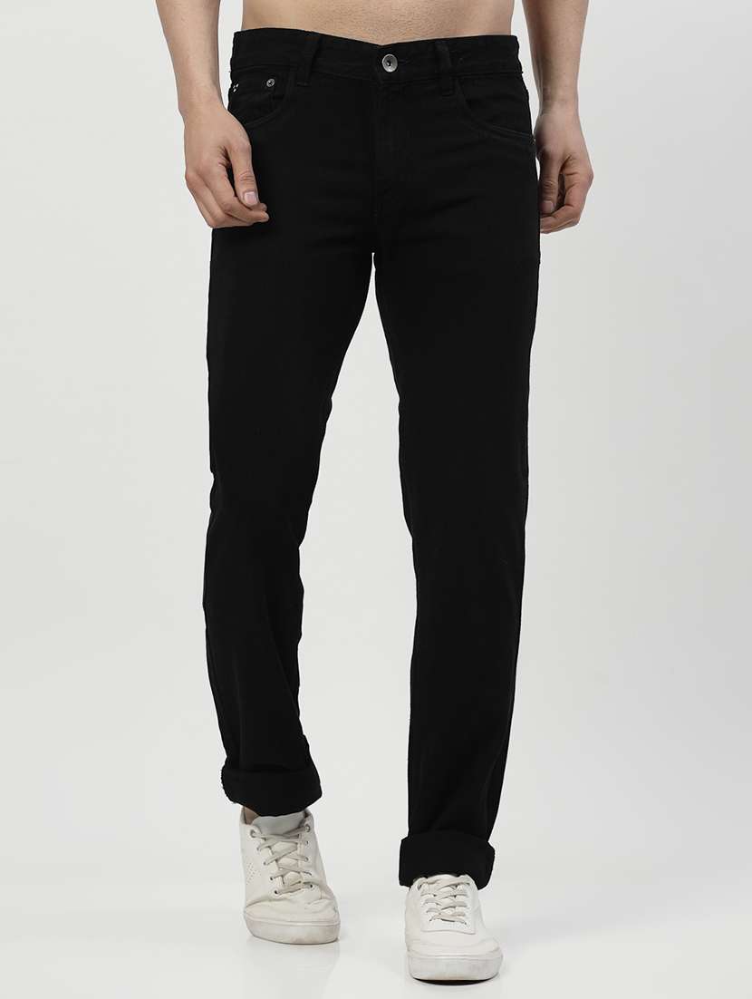 men plain slim fit jeans