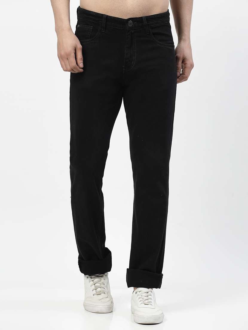 men plain slim fit jeans