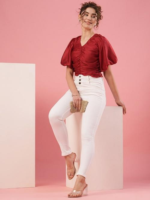 women plain skinny fit jean - 20958582 -  Standard Image - 0