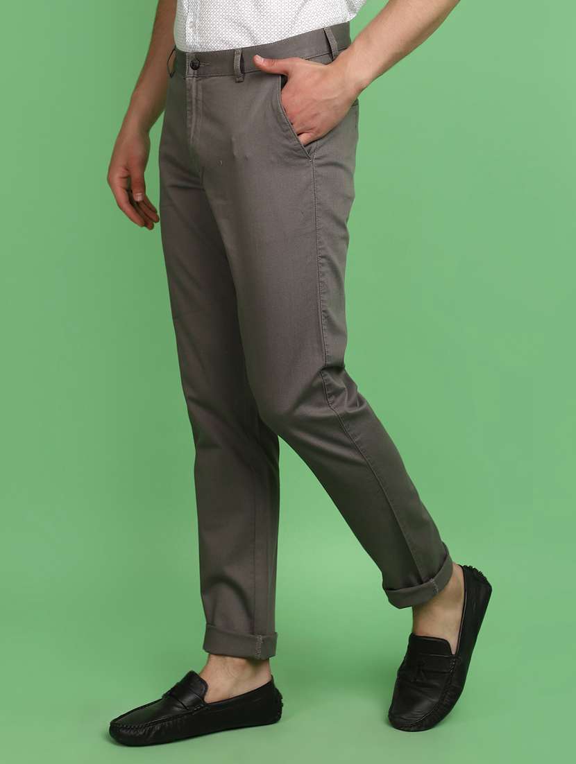 men solid full length chinos  - 20958749 -  Standard Image - 2
