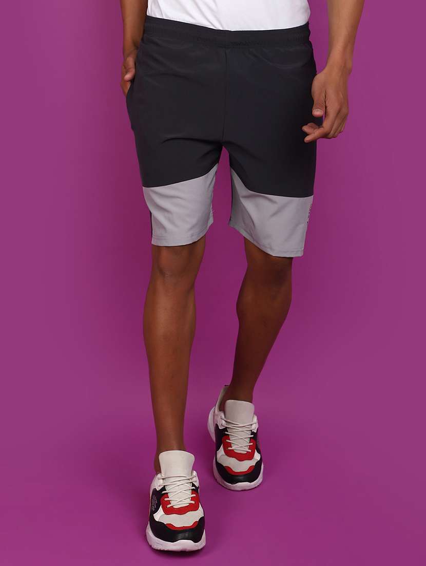 men cotton solids shorts