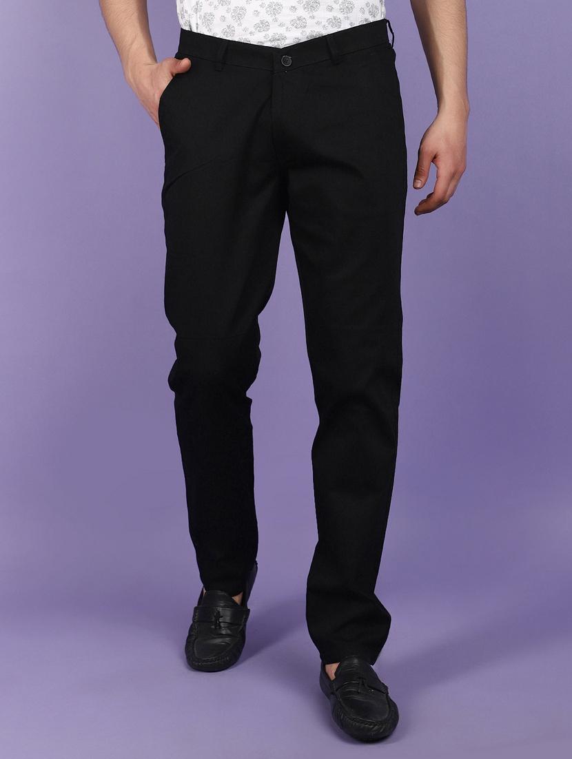 men solid full length chinos - 20958763 - Zoom Image - 0