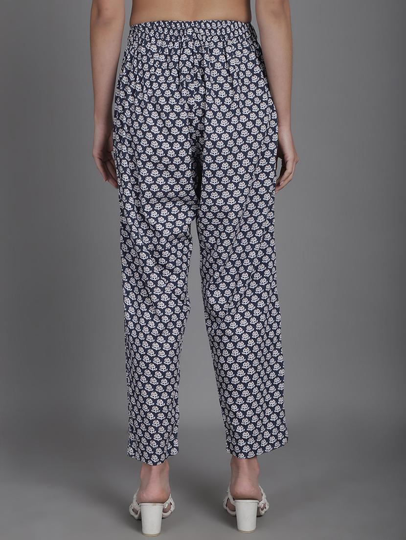 women printed wide leg pants - 20960248 - Standard Image - 2