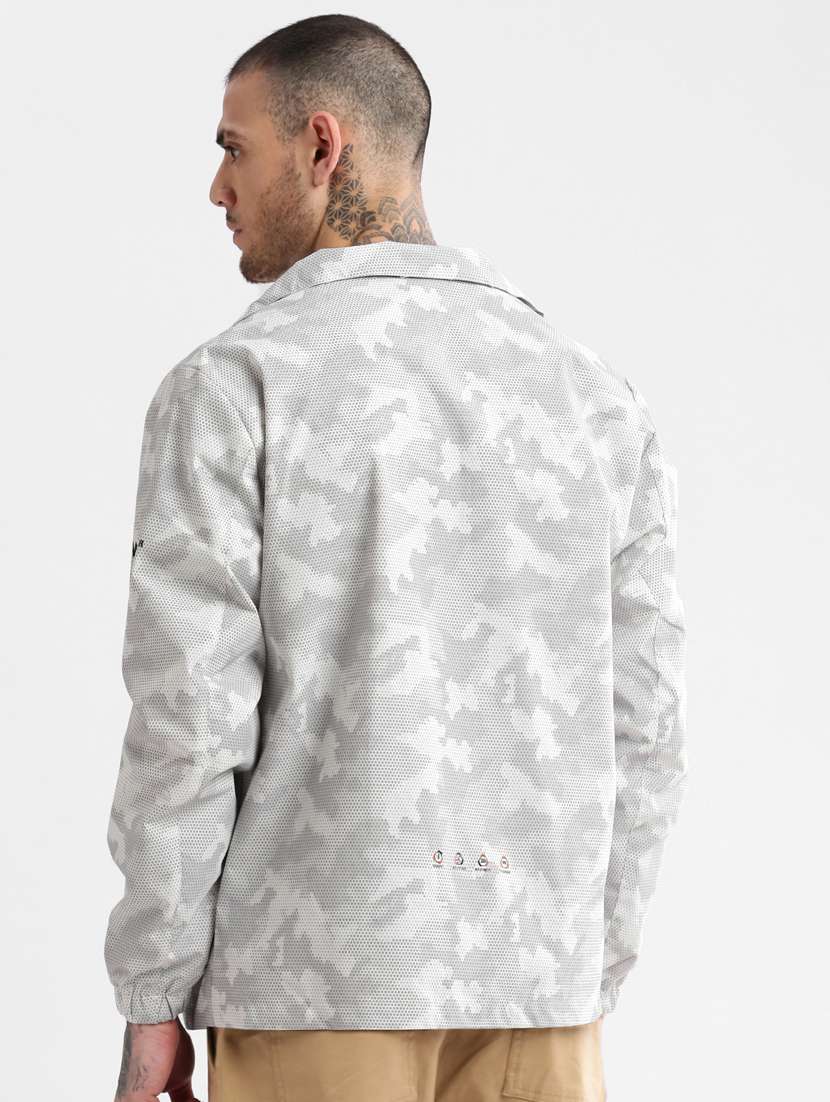 men long sleeve camouflage casual jacket - 20960574 -  Standard Image - 2