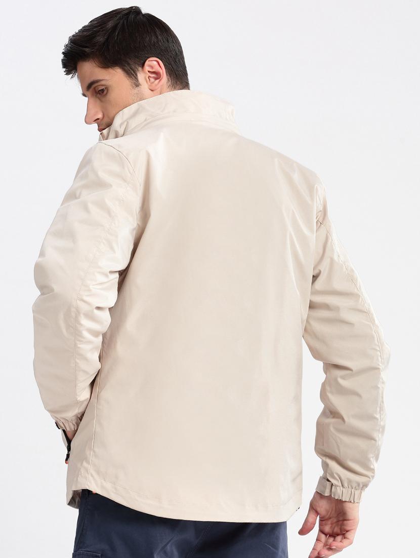 men long sleeved solid casual jacket - 20960579 - Standard Image - 2