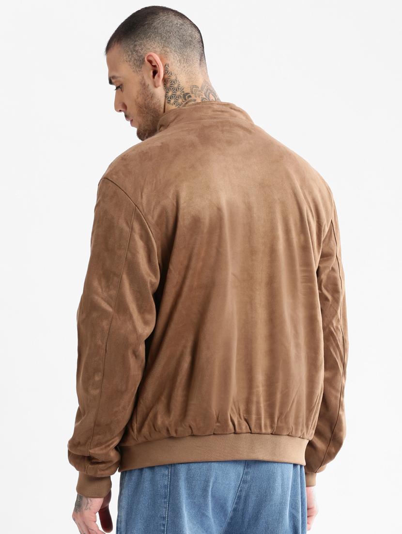 men long sleeve solid casual jacket - 20960587 - Standard Image - 2