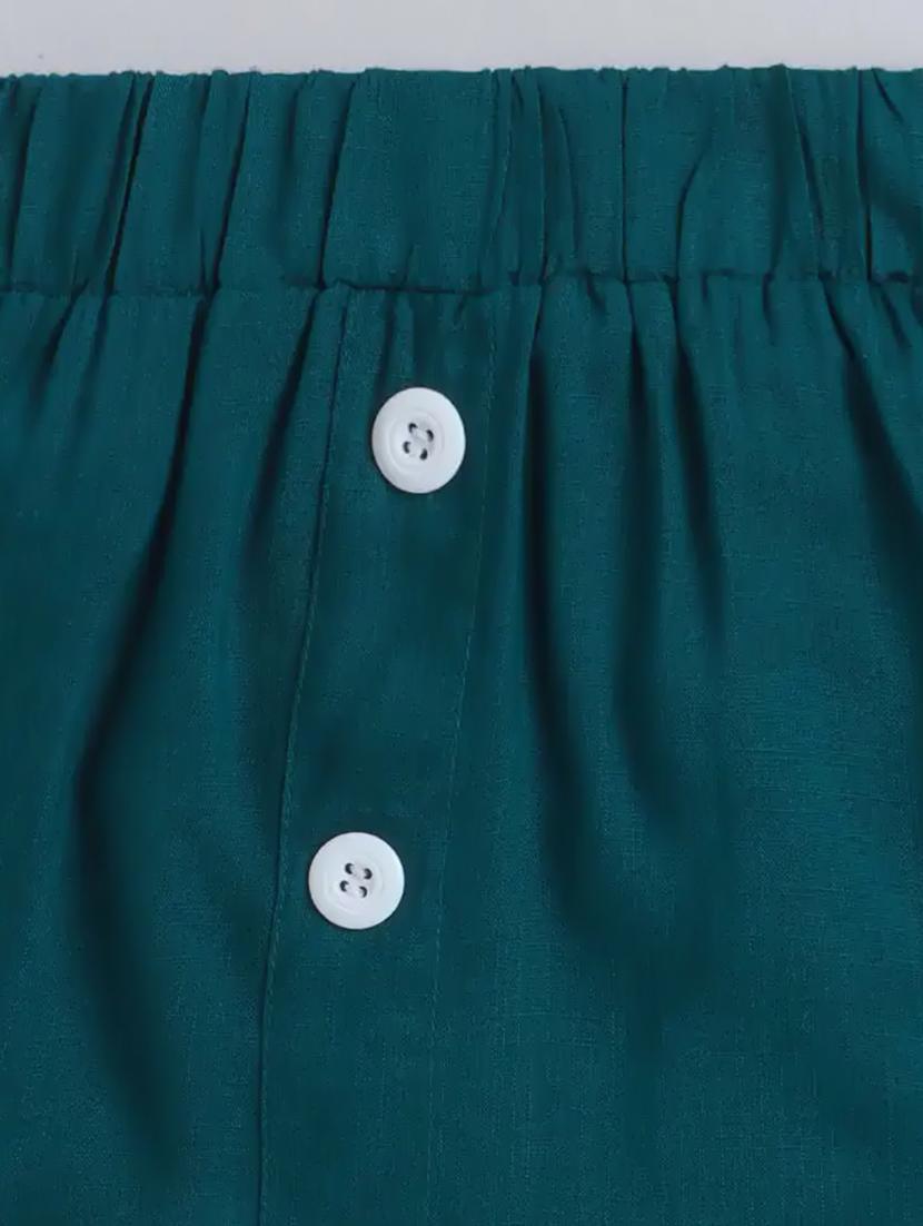 teal solid a-line skirt - 20960676 - Standard Image - 2