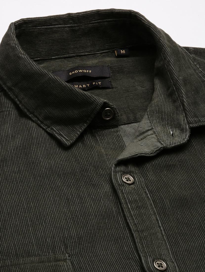 men collared long sleeve casual shirt - 20960727 - Standard Image - 7