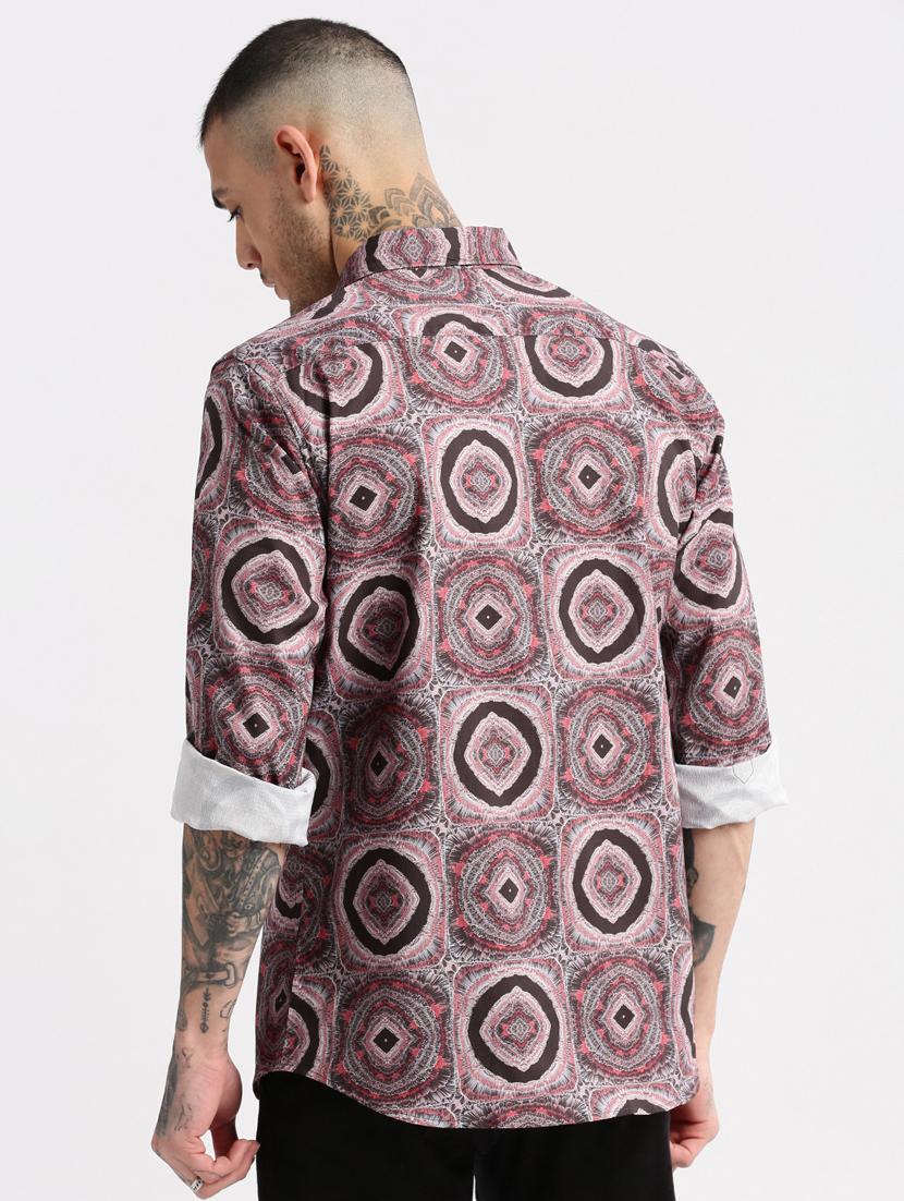 men collared long sleeve casual shirt - 20960756 - Standard Image - 2