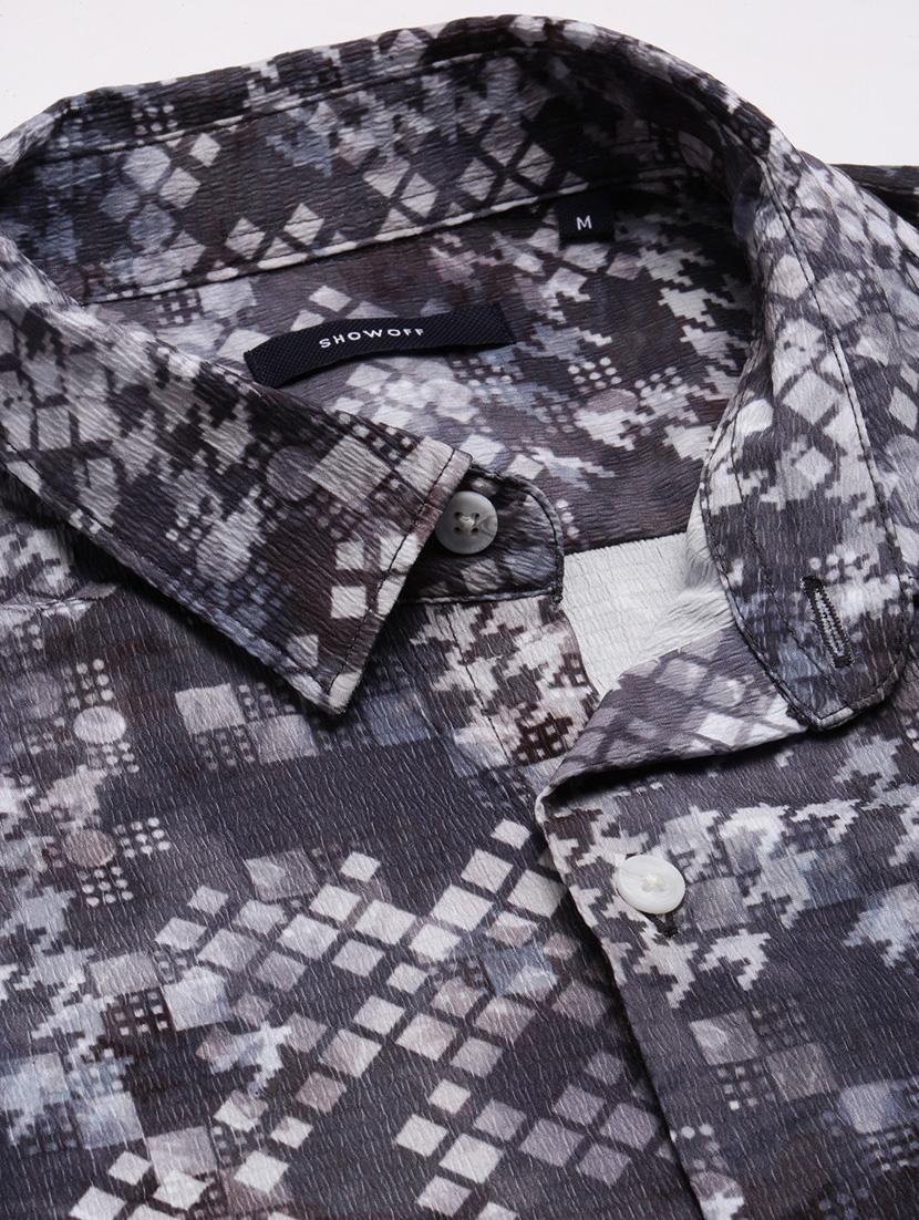 men collared long sleeve casual shirt - 20960759 - Standard Image - 7