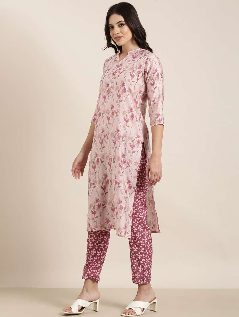 women floral printed kurta pant set with dupatta - 20961216 -  Standard Image - 2
