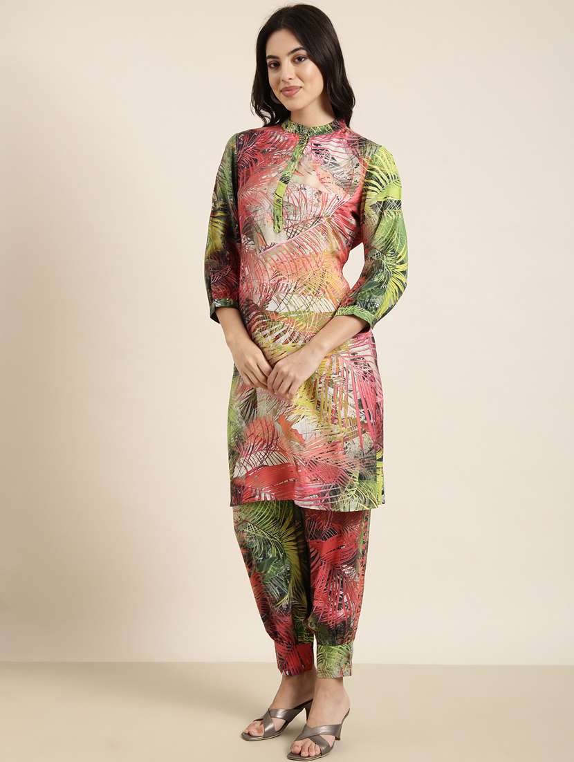 women multi color printed kurta salwar set - 20961237 -  Standard Image - 2