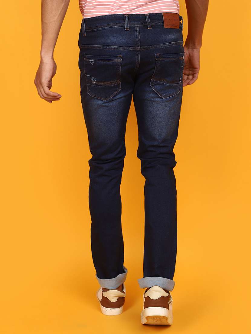 men mid rise washed denim jeans - 20962454 -  Standard Image - 2