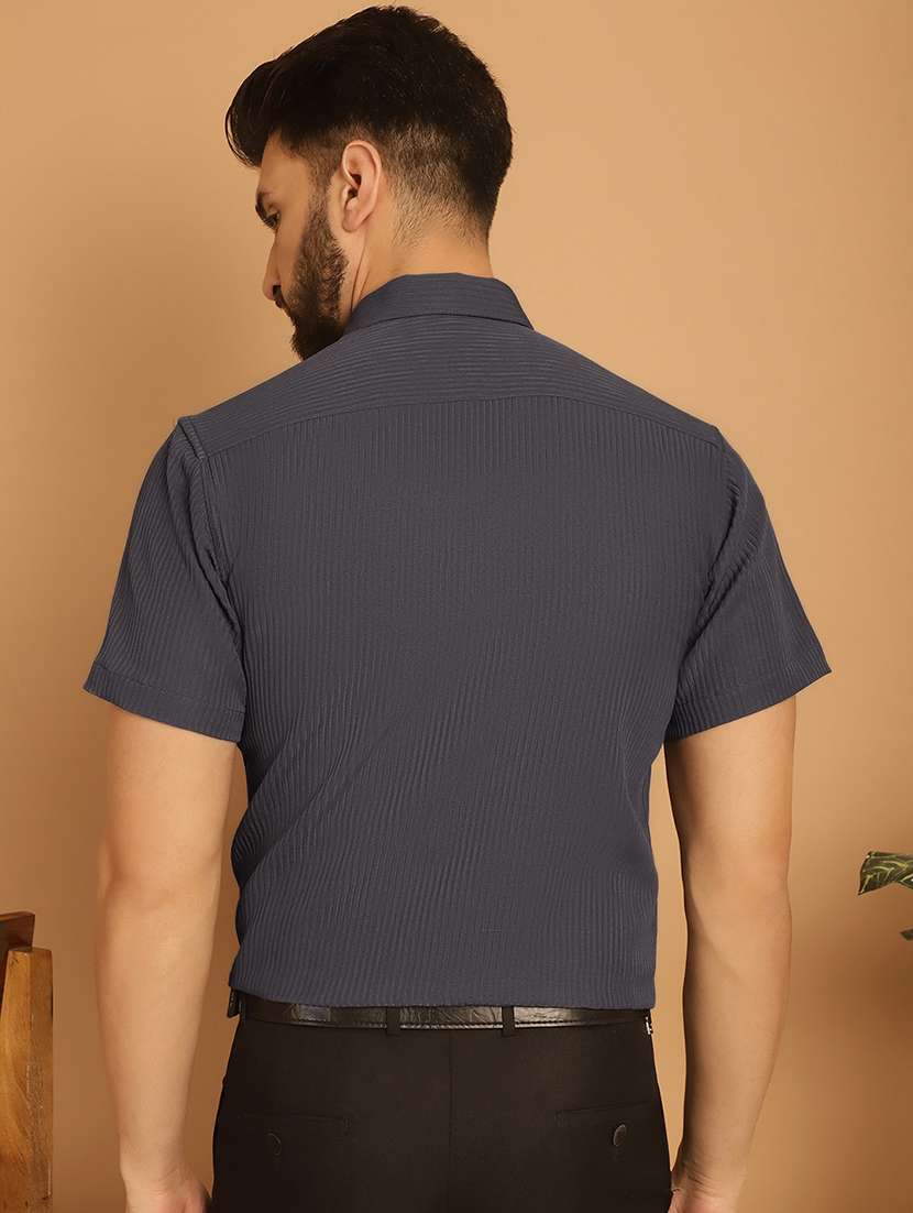men collared short sleeve formal shirt - 20962570 -  Standard Image - 2