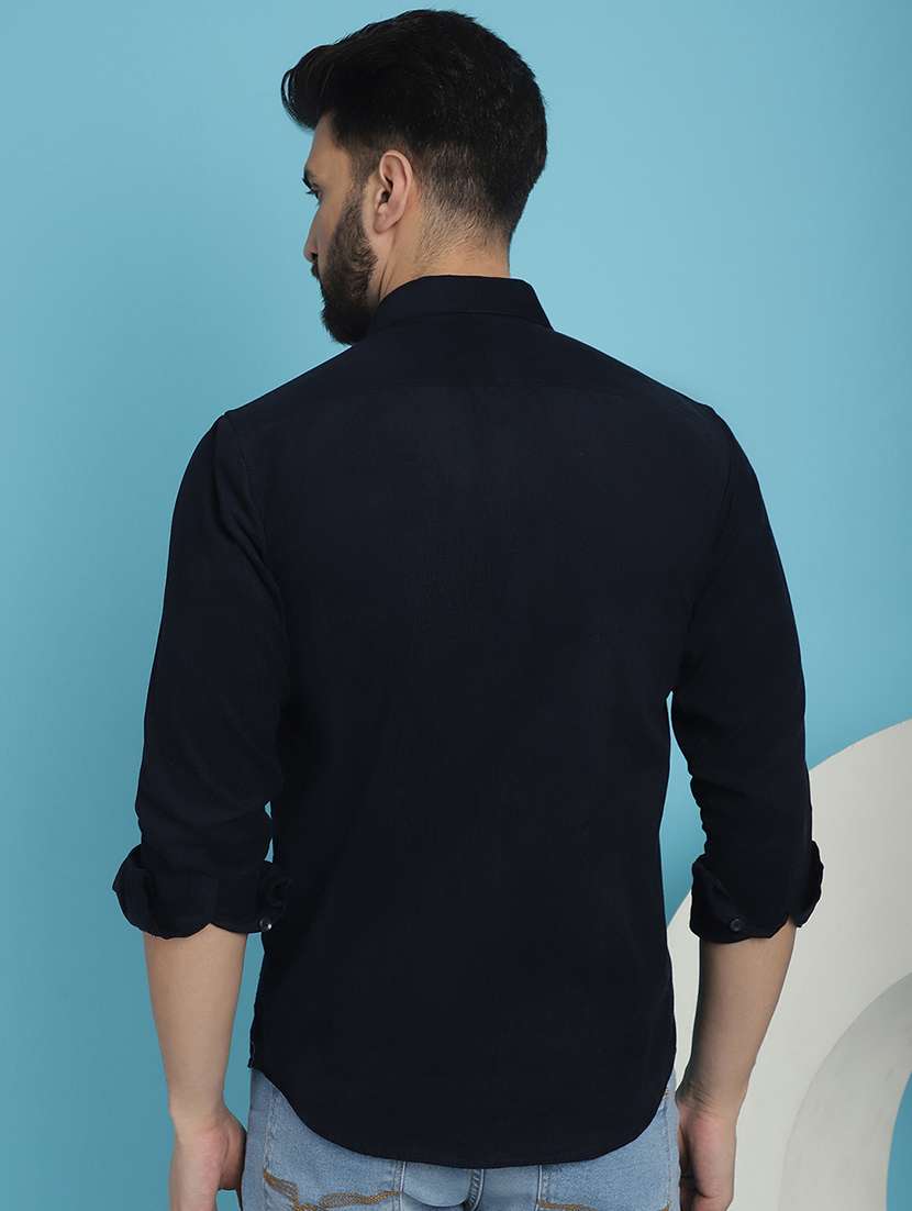 men collared long sleeve casual shirt - 20962820 -  Standard Image - 2