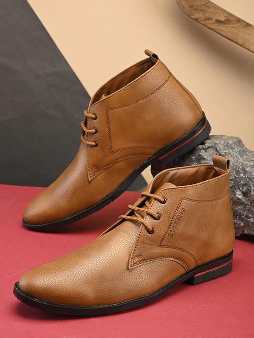 men lace up low ankle boots - 20963860 -  Standard Image - 0