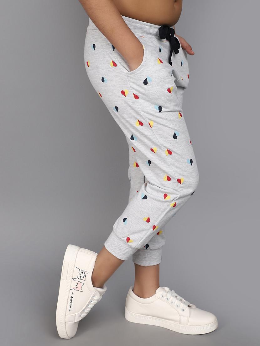 kids grey printed detailed jogger - 20965318 - Standard Image - 2