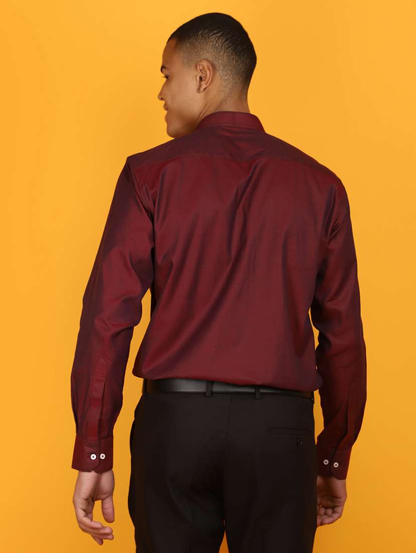 men solid long sleeve formal shirt - 20965377 -  Standard Image - 2