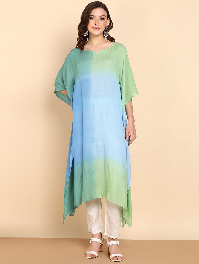 women kimono sleeve kaftan kurta - 20965515 - Zoom Image - 0