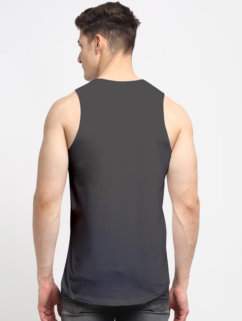 men typographic printed vest - 20965737 - Standard Image - 2
