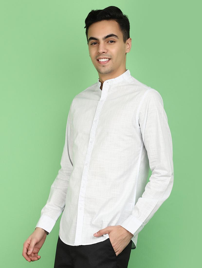 men solid casual shirt - 20965844 - Standard Image - 2