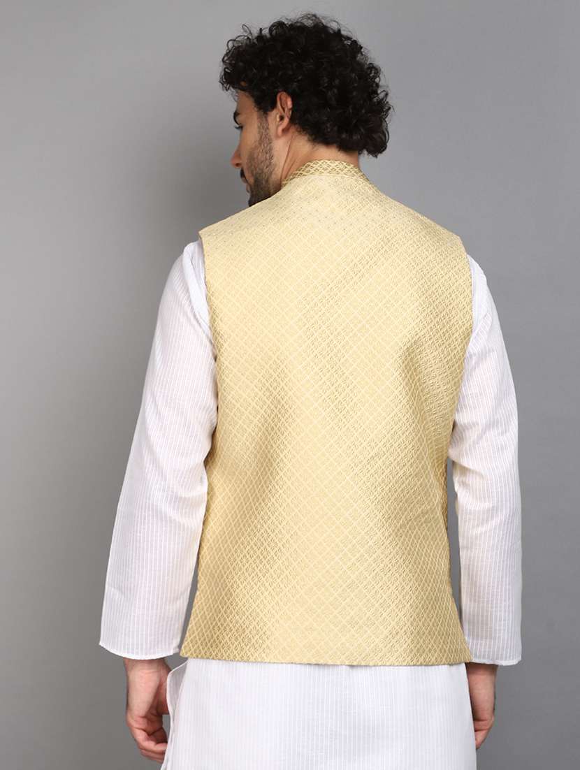 men mandarin neck nehru jacket - 20965897 -  Standard Image - 2