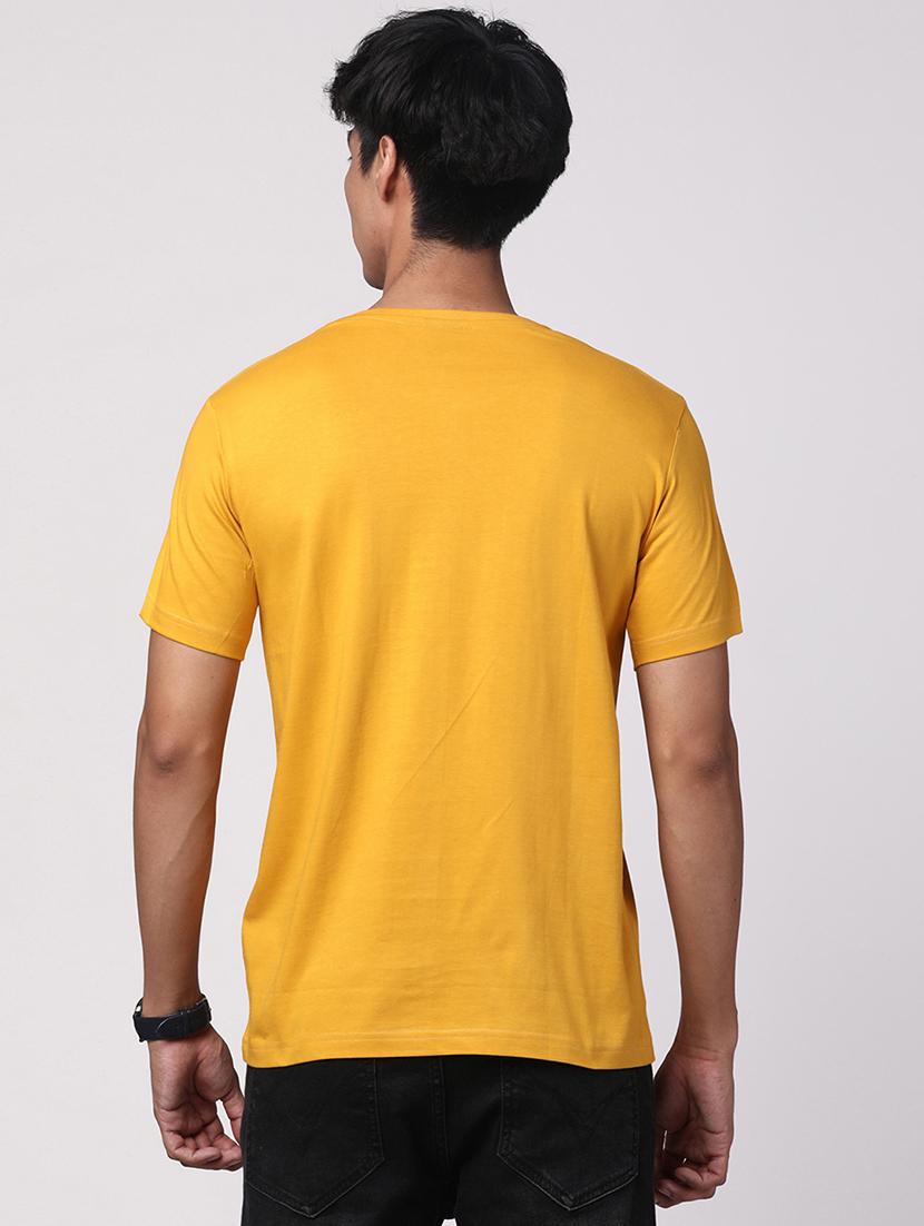 men round neck front print t-shirt - 20966237 - Standard Image - 2