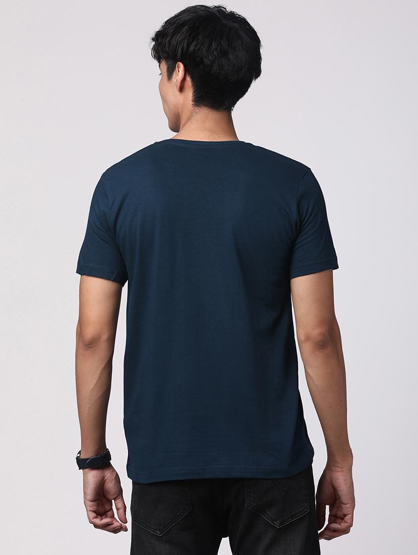 men round neck front print t-shirt - 20966241 - Standard Image - 2