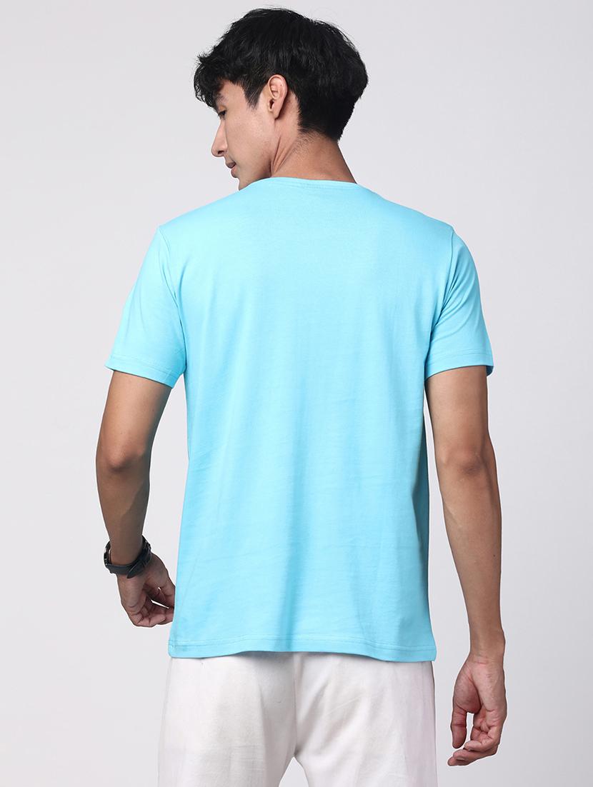 men round neck front print t-shirt - 20966465 - Standard Image - 2