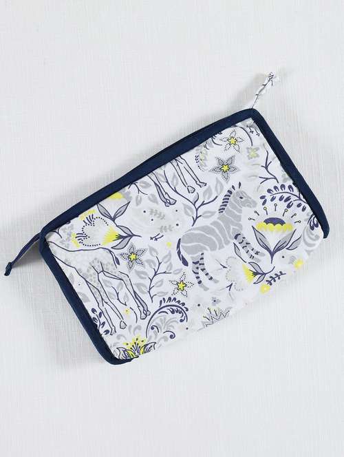 women floral print cotton pouch - 20967608 -  Standard Image - 0