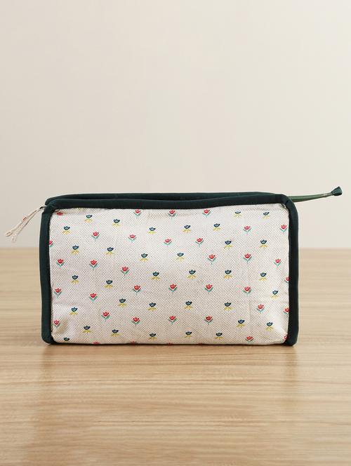 women floral print cotton pouch - 20967614 -  Standard Image - 0