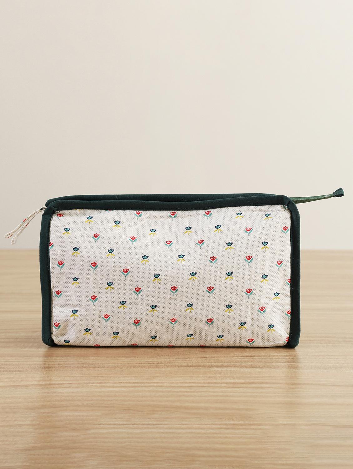 women floral print cotton pouch - 20967614 -  Zoom Image - 0