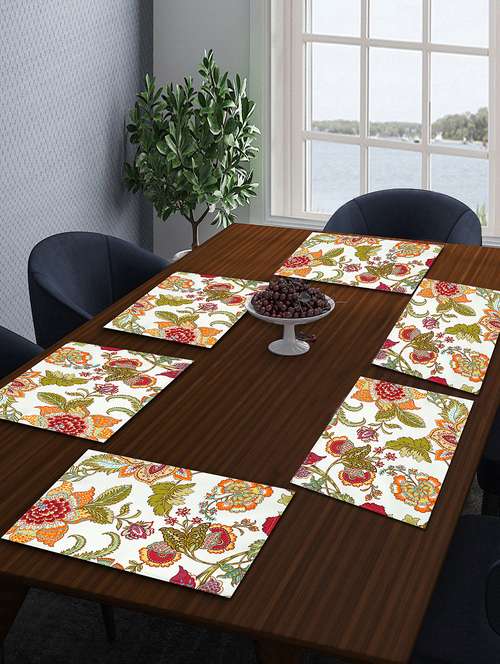 Table Placemat Set  Of 6