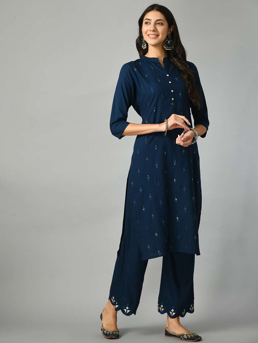 women embroidered rayon suit set - 20968625 -  Standard Image - 2