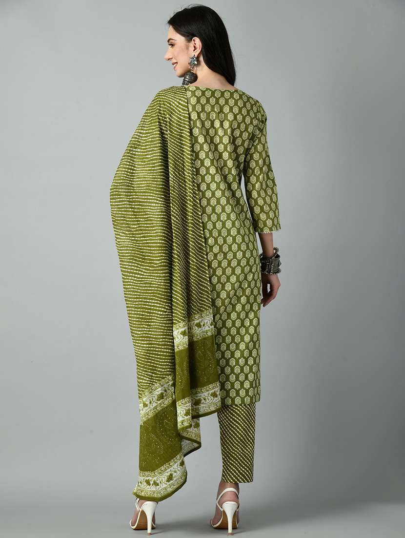 women printed rayon suit set - 20968644 -  Standard Image - 2