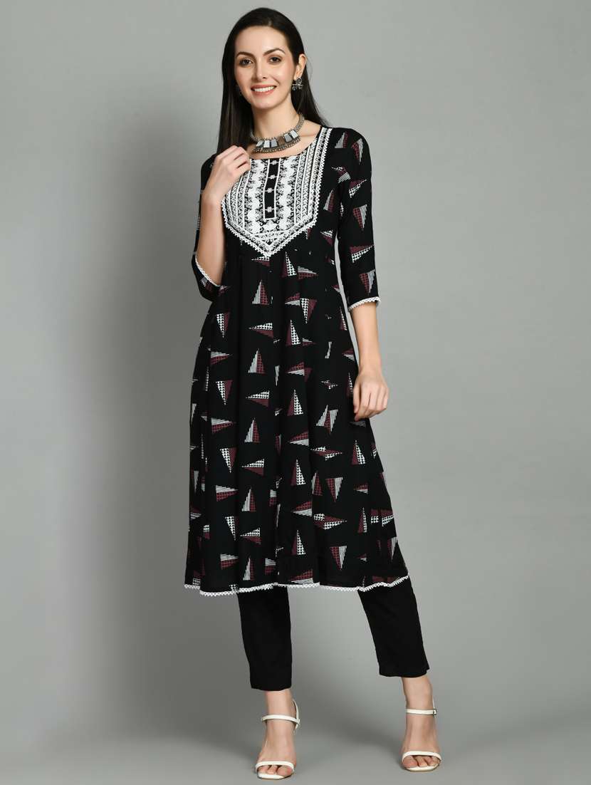women printed cotton suit set - 20968652 -  Standard Image - 2
