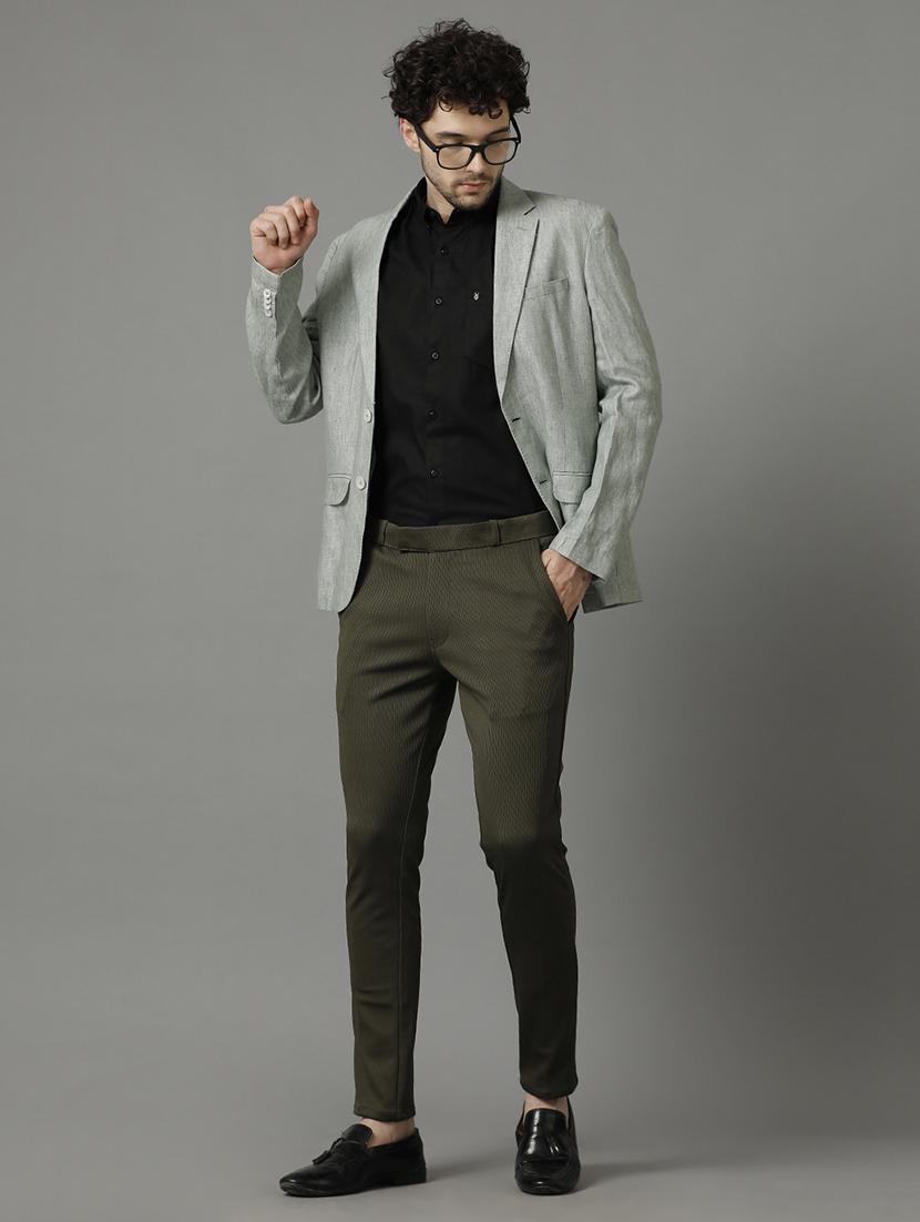 men black solid formal shirt - 20968697 - Standard Image - 2