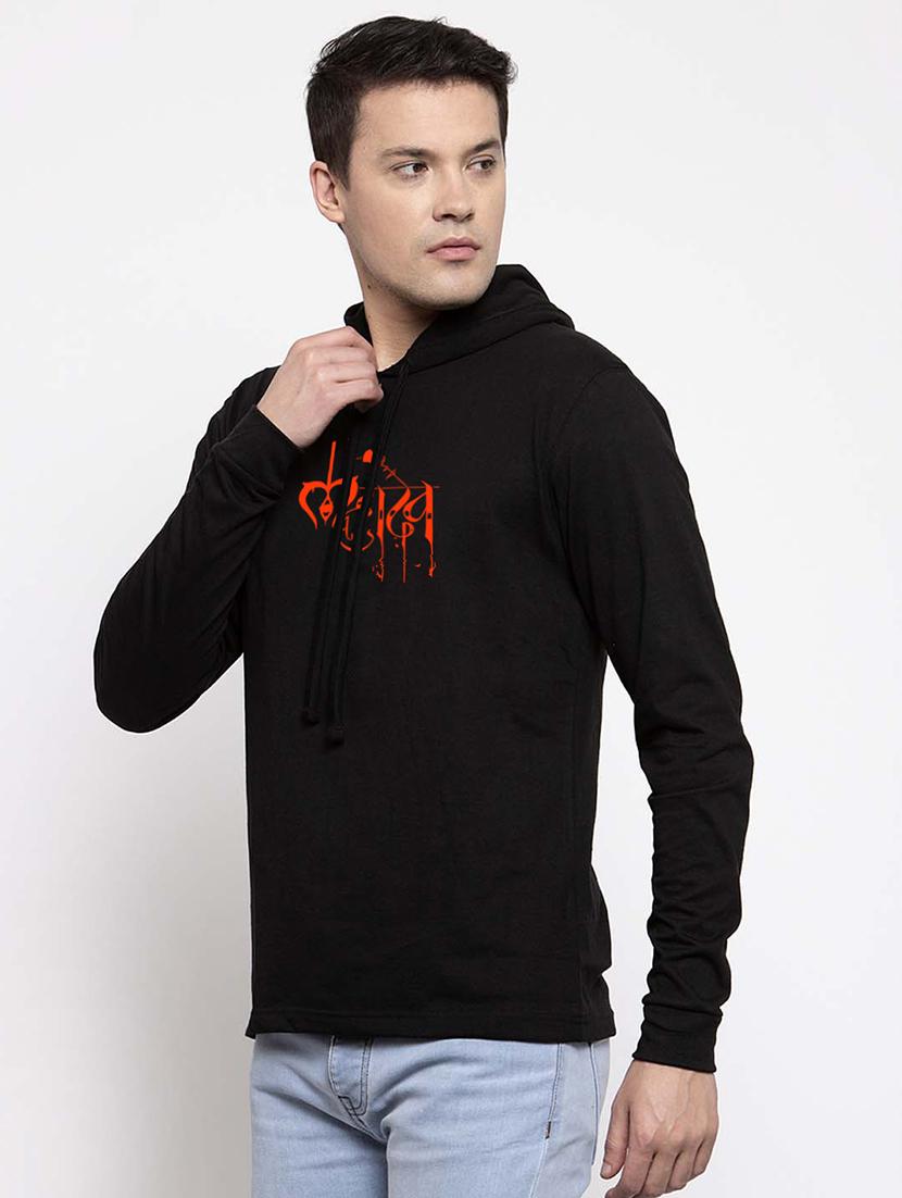 men hood neck chest printed t-shirt - 20968873 - Standard Image - 2