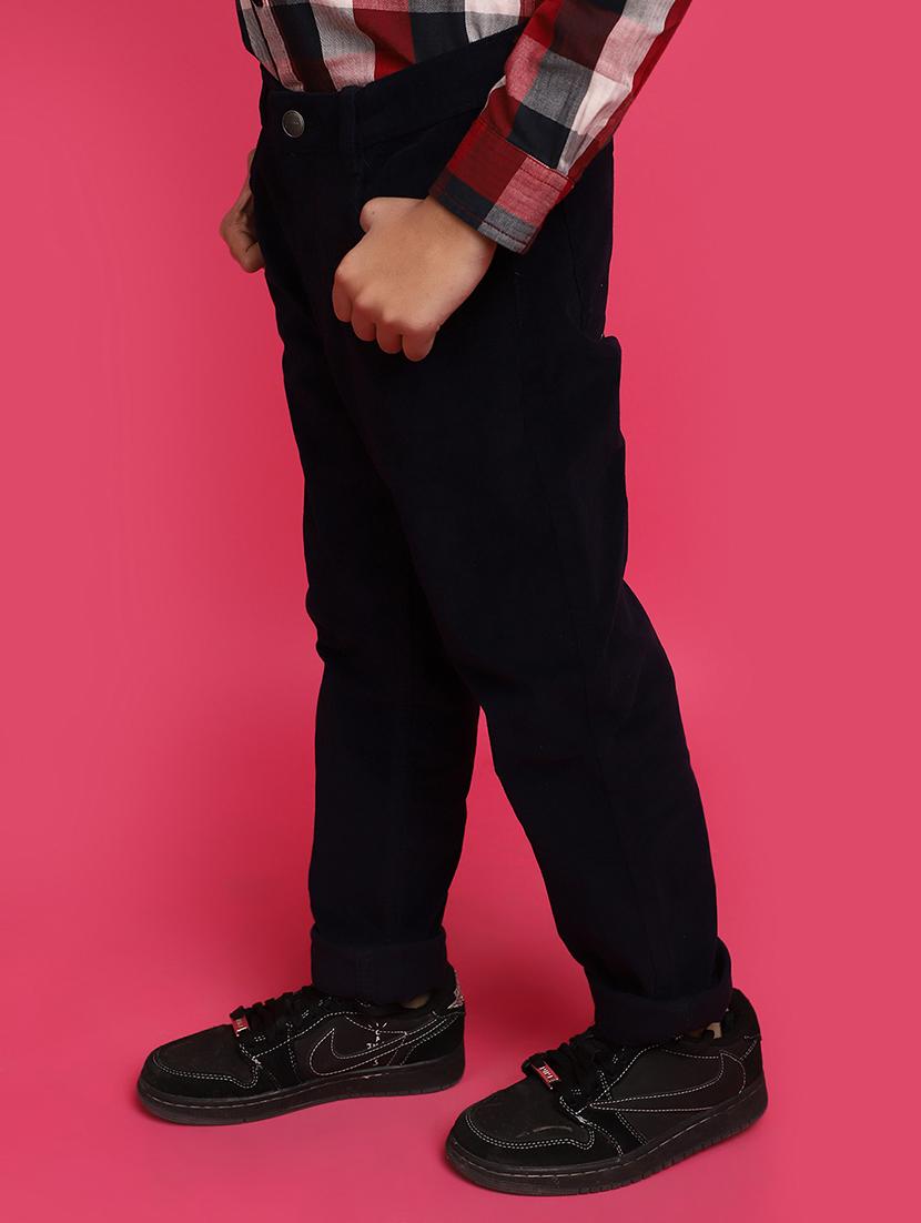 boys plain cotton blend slim fit jeans - 20969625 - Standard Image - 2
