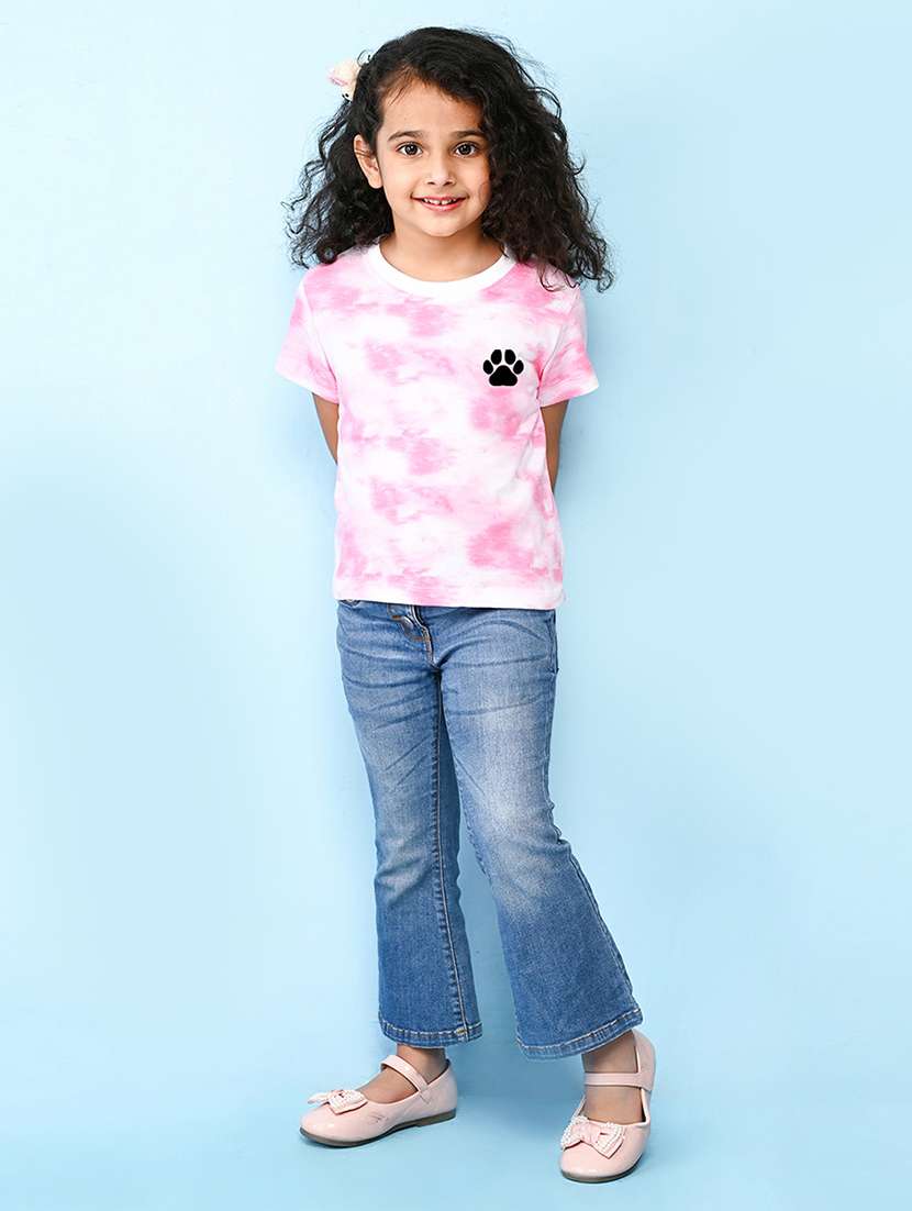 girls pink printed detailed tee - 20969885 -  Standard Image - 2