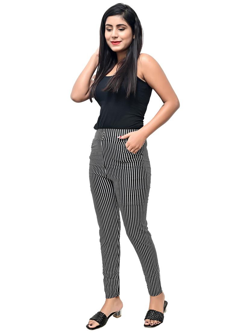girls striped multi colored jegging - 20970001 - Standard Image - 2