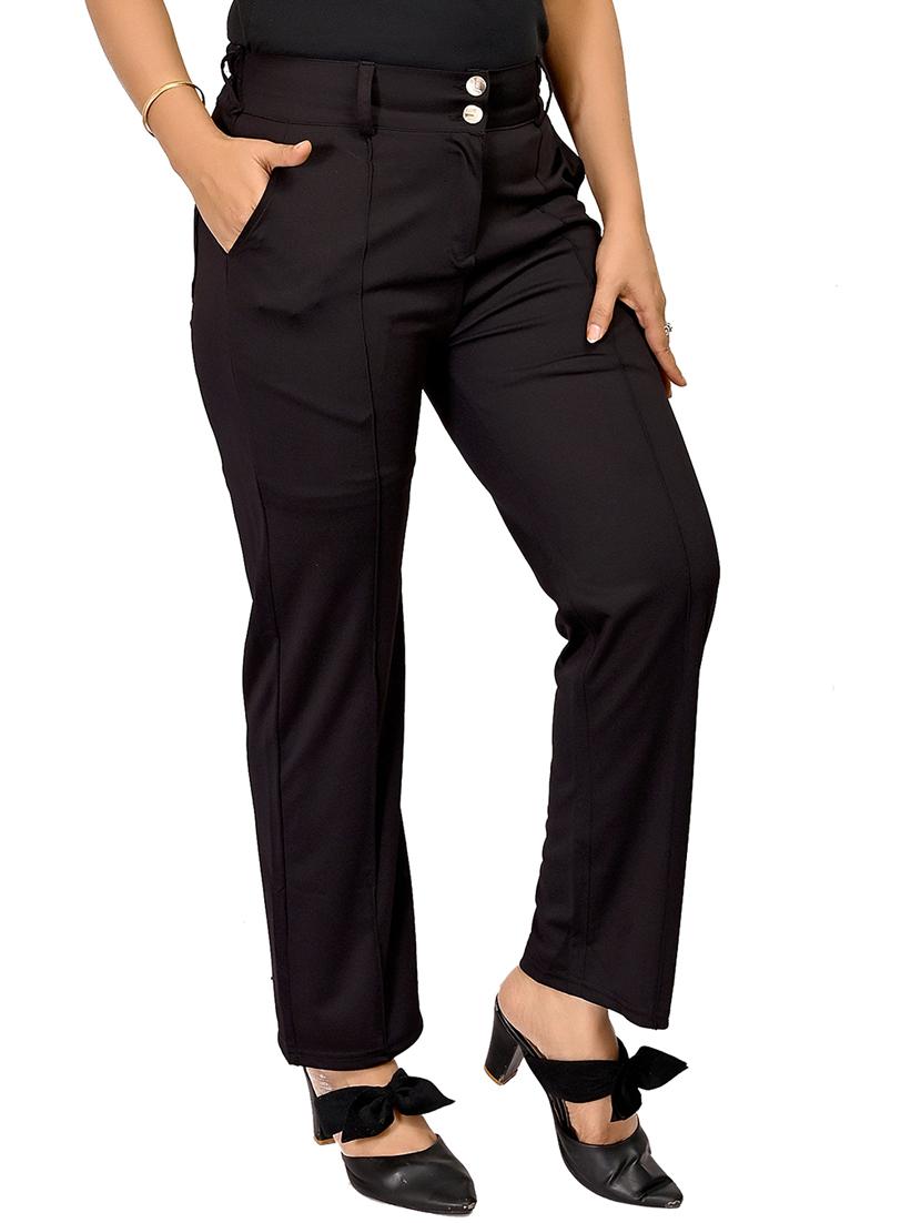 girls solid color casual trouser - 20970110 - Standard Image - 2