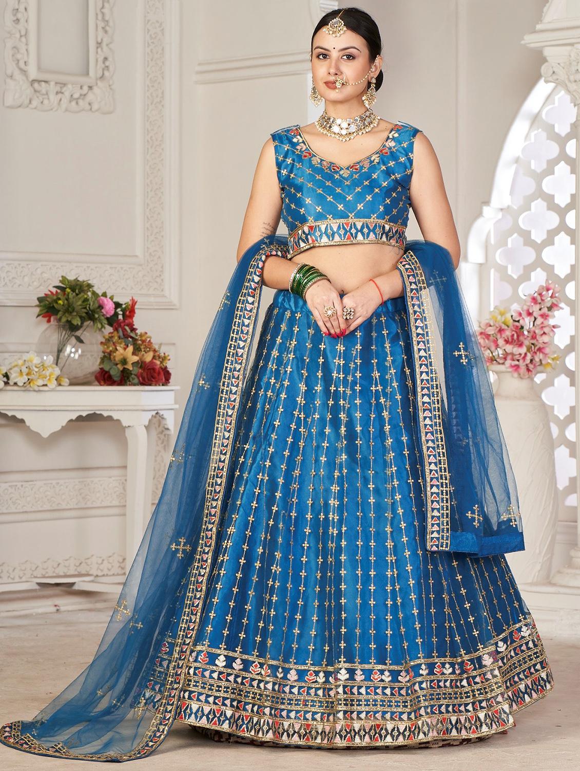 women flared semi-stitched lehnga - 20970447 -  Zoom Image - 0