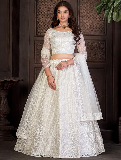 women flared semi-stitched lehnga - 20970480 -  Standard Image - 0