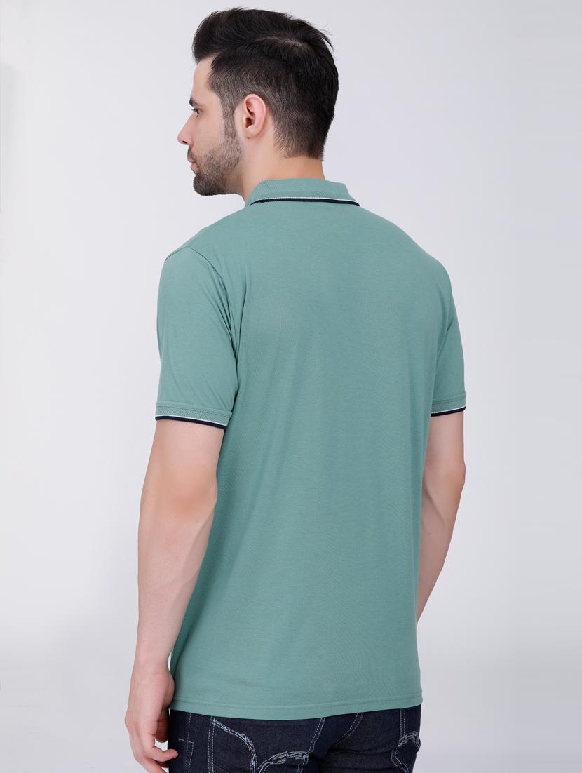 men solid polo t-shirt - 20971446 - Standard Image - 2