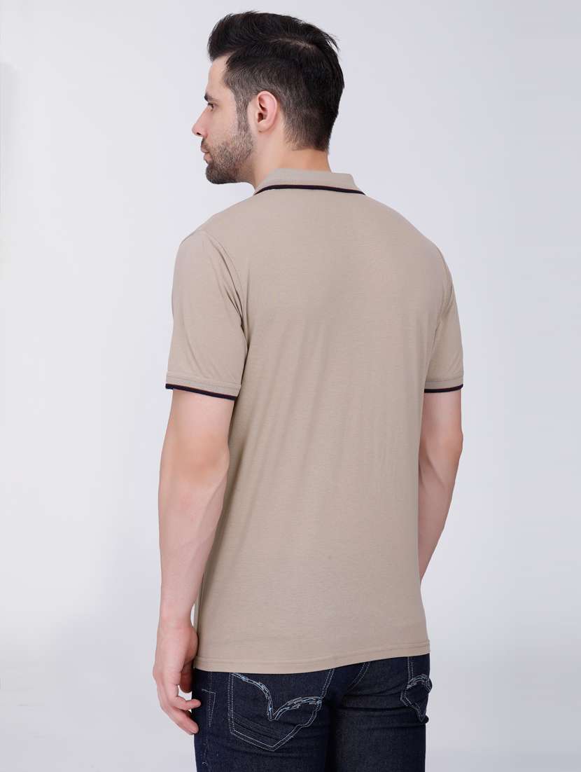 men solid polo t-shirt - 20971454 -  Standard Image - 2
