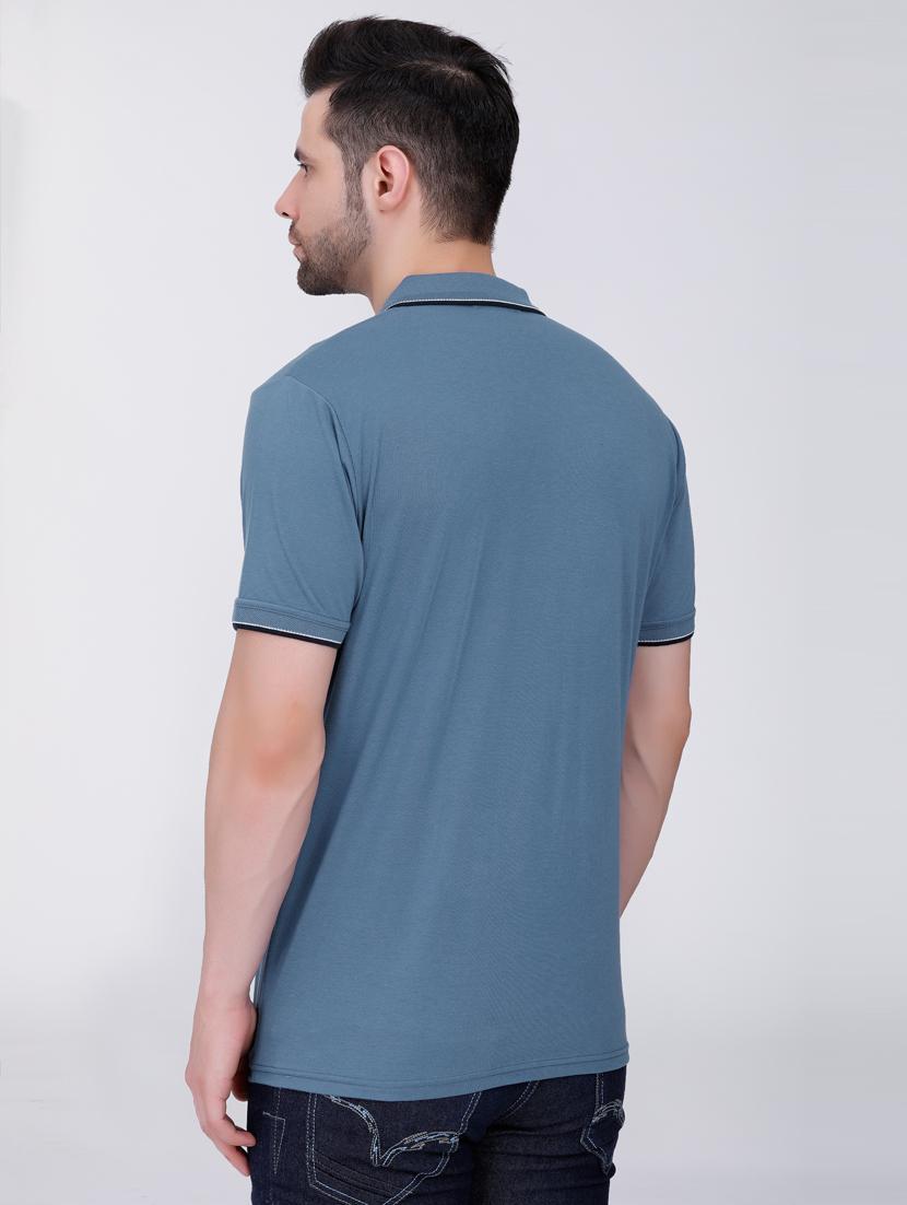 men solid polo t-shirt - 20971455 - Standard Image - 2