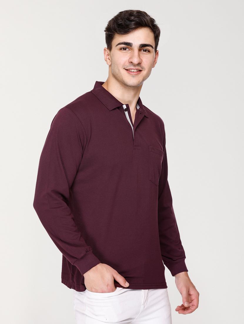 men solid polo t-shirt - 20971492 -  Standard Image - 2