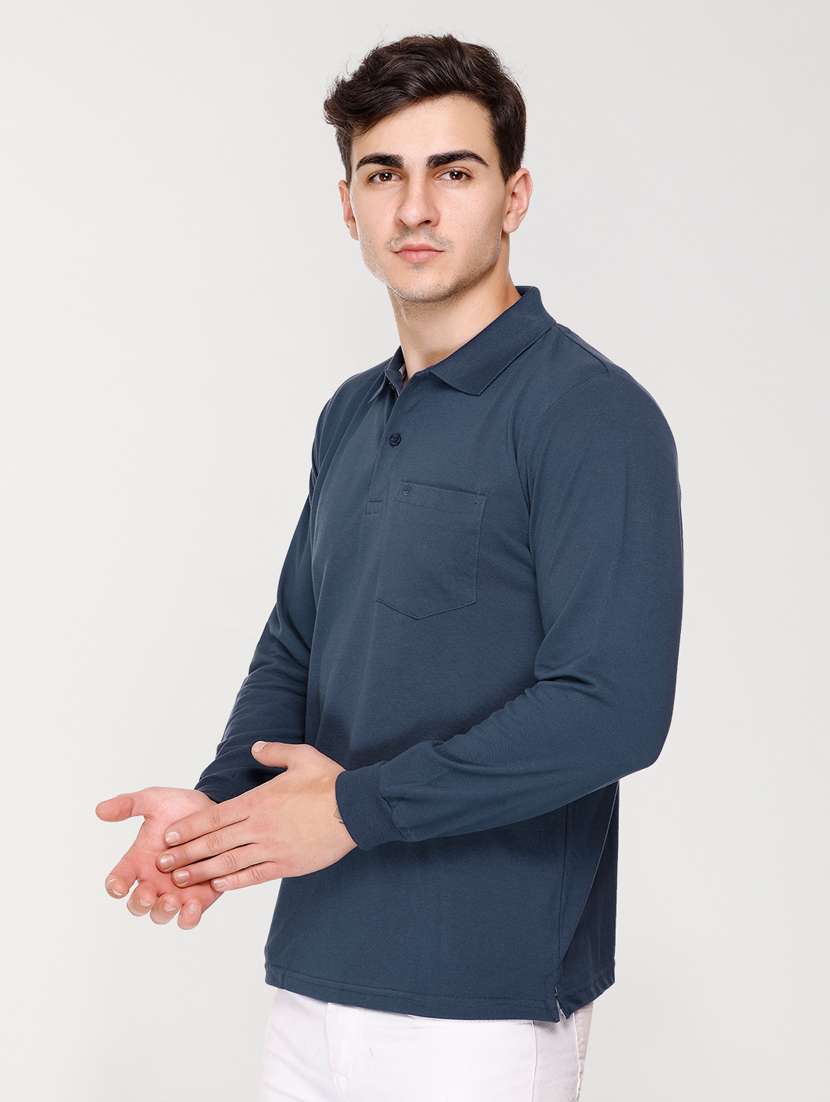 men solid polo t-shirt - 20971497 -  Standard Image - 2