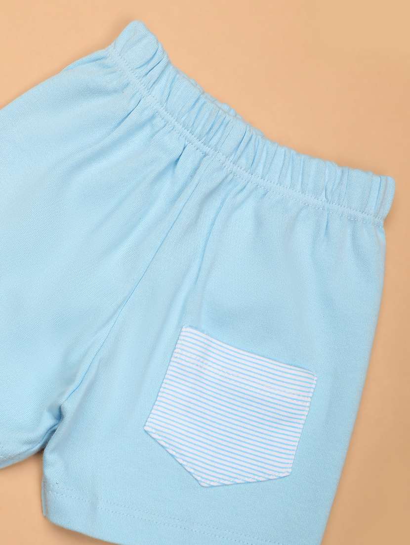 boys round neck printed shorts set - 20972480 -  Standard Image - 2